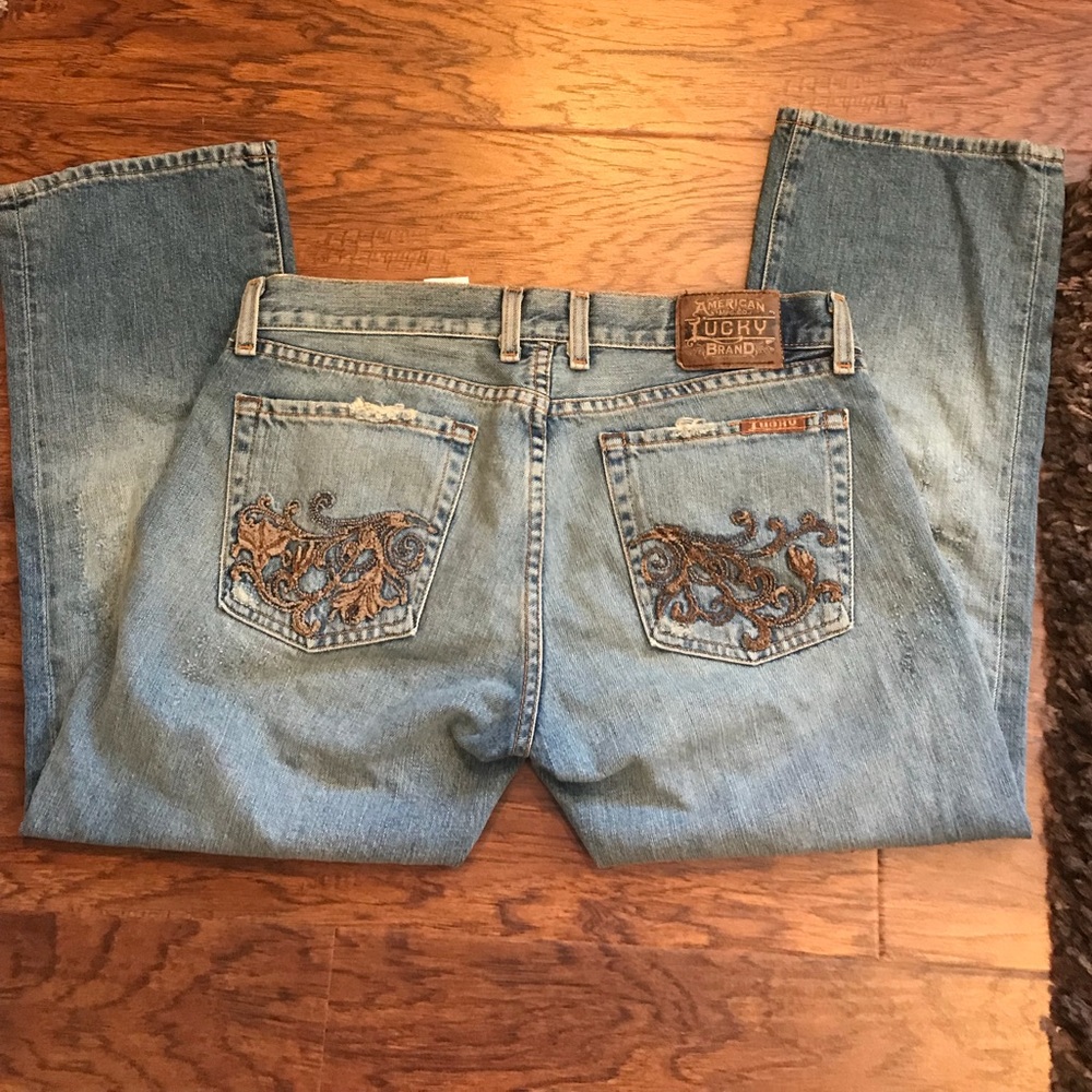 Lucky brand crop jeans